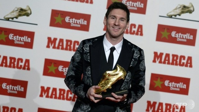 Video : Lionel Messi wins his third Golden Shoe